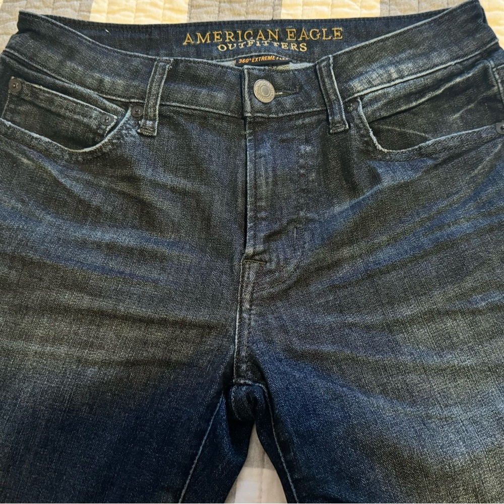 AE Original Straight Extreme Flex Jeans 28x30